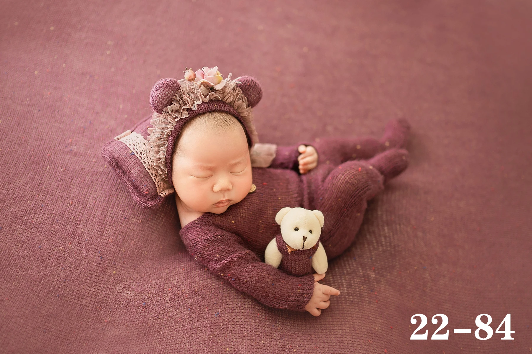0-1 Bulan Baru Lahir Fotografi Alat Peraga Topi Bayi Laki-laki Perempuan Baju Monyet Baju Pakaian Fotografi Bayi Studio Menembak Alat Peraga Pakaian - 1