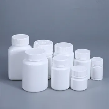 1 Buah Botol plastik Kosong Wadah Kelas Makanan Pil Kapsul Obat Botol Isi Ulang 20ml/30ML / 40ML / 50ML/100ML/150ML/200ml