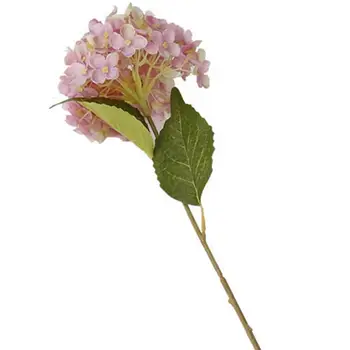 1 Buket Bunga Sutra Buatan Imitasi Daun Hydrangea Dekorasi Pesta Pernikahan Kerajinan Bunga Sutra Buatan