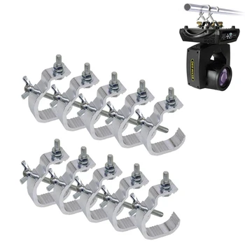 10 buah / Banyak Aluminium Lampu Panggung Hook LED Par Klip Peralatan Panggung Profesional Rangka DJ Club Lampu Gantung Clamp Pemegang