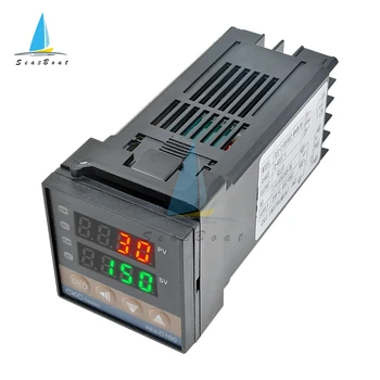 100-240VAC REX-C100 PID Pengontrol Suhu Cerdas Universal / Termostat Tipe K REX C100 Keluaran Relai SSR Relai