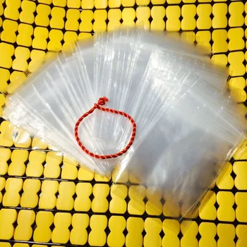 11 * Tas Ziplock Mini Tebal Putih 100 buah / bungkus, Tas ZIP Plastik Bening Besar hingga Kecil Tahan Air, Tampilan Kemasan Perhiasan