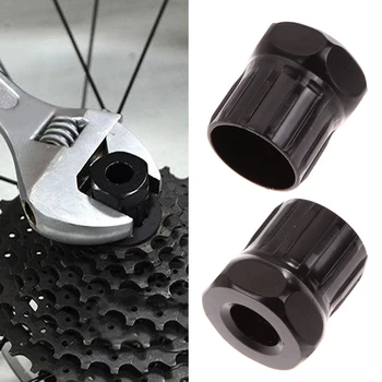 2 buah Sepeda Kaset Roda Gila Freewheel Lockring Remover Alat Perbaikan Penghapusan 20 Gigi Kunci Pas Tahan Lama untuk Sepeda Shimano