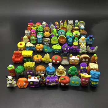 20-100 buah Boneka Sampah Zomling Action Figure Model Koleksi Sampah Geng Kotor 3cm Mainan untuk Hadiah Ulang Tahun Anak-anak