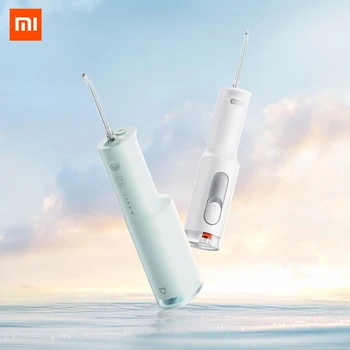2023 Baru Xiaomi Mijia Irrigator Oral F300 Flosser Air Portabel Pembersih Gigi Pemutih Gigi Alat Pembersih Pilihan Air