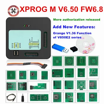 2023 Terbaru V6.50 XPROG V5.55 Pemrogram ECU XPROG X-Prog V6. 50 XPROG M V6. 26 X Adaptor EEPROM Prog XPROG-M X Prog V5. 55