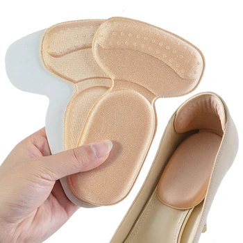 3 Pasang Setengah Sol untuk Sepatu Wanita Stiker Belakang Sepatu Hak Tinggi Sisipan Liner Pelindung Pereda Nyeri Tumit Bantalan Bantalan untuk Sepatu