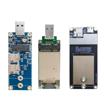3G 4G LTE 5G MINI PCIE M. 2 ke USB 2.0 3.0 Adaptor Papan Pengembangan Tipe-C untuk SIM7600SA SIM7600E SIM8300G EC25-AU EP06-E RM500Q