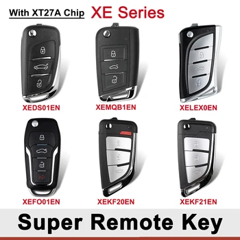 5 buah Kunci Jarak Jauh Seri XE dengan Chip Super XT27A XEMQB1EN XEDS01EN XEFO01EN XEKF20EN XEKF21EN Versi Bahasa Inggris