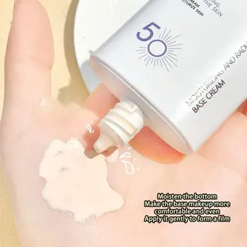 50 / 60g Pelembab Peremajaan Tabir Surya Krim Isolasi Pelindung Anti Sinar UV Kontrol Minyak Concealer Makeup Primer Krim Dasar Wajah