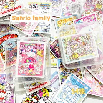 54 Buah Stiker akun keluarga Sanrio Kotak Poster anime Kartun KT Pochacco Stiker Alat Tulis Koper Notebook Hadiah hadiah