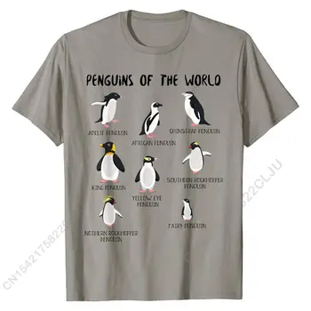 8 Penguin Terlangka Di Dunia-Hewan Lucu Kaos Penguin Lucu Komik Kaos Pria Oversized Komik Katun