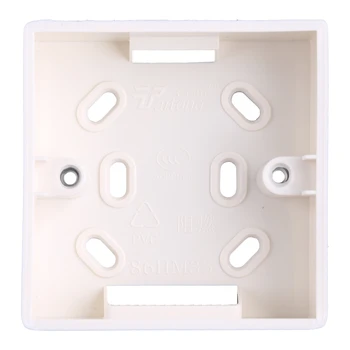 86*86mm Kotak Sambungan Terpasang Di Dinding untuk Pemegang Casing Kotak Pengontrol Suhu Termostat