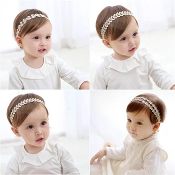 Aksesoris rambut anak-anak Hiasan Kepala pita rambut bayi perempuan kecil Hiasan Kepala bayi Versi Korea Bunga kepala putri cantik