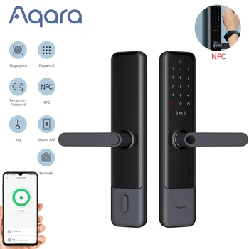 Aqara N200 Smart Lock Kunci Pintu Sidik Jari Kata Sandi Bluetooth NFC Buka Kunci Pintu Pintar Bekerja dengan Mijia / Xiaomi HomeKit Doorbe