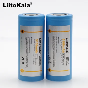 Baru Liitokala 26650-55A 5000 mAh 26650 Li-ion 3.7 V Baterai Isi Ulang untuk Senter 20A 3.6 V Power Baterai