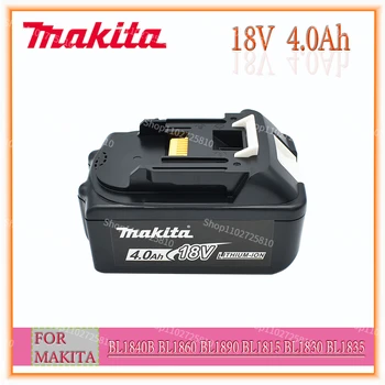 Baterai li-ion Makita 18V 4.0 Ah Untuk Baterai Alat Listrik Pengganti Makita BL1830 BL1815 BL1860 BL1840