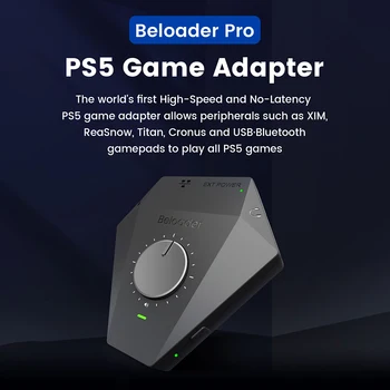 Beloader Pro Adaptor yang Kompatibel dengan Bluetooth Adaptor Konverter Kecepatan Tinggi Jack USB 3.5 Mm Aksesori Permainan Plug and Play Nirkabel