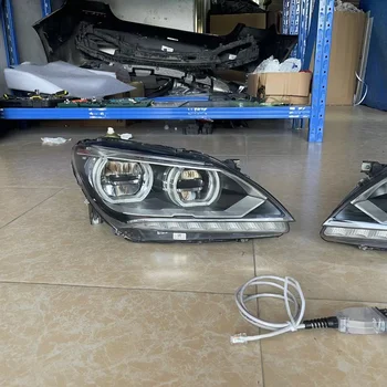 Cocok untuk BMW 6 Lampu Depan 2011-2013 F06 F12 F13 Lampu Depan LED Penuh Setengah Rakitan Pasang dan Mainkan Upgrade Headlamp