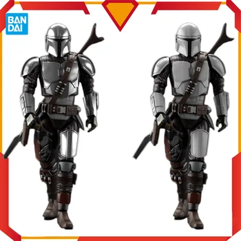 Dalam Stok Bandai Asli 1/12 Star Wars Mandalorian Beska Metal Armor Joint Koleksi Model Rakitan Bergerak Hadiah Mainan