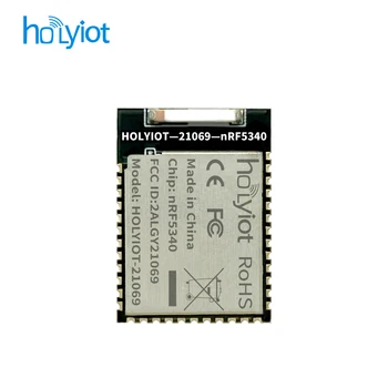 HOLYIOT NRF5340 BLE 5.0 Modul Otomasi Bluetooth Modul Konsumsi Daya Sangat Rendah FCC CE Bersertifikat Untuk Antena Keramik
