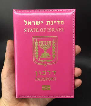 Hot Lucu Pu Kulit Israel Paspor Cover Israel Cover Di Paspor Israel Paspor Case Perjalanan Pemegang Paspor Pria Wanita