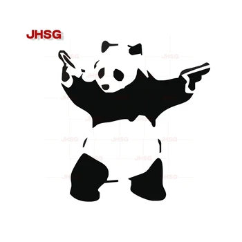 JHSG Banksy Bad Panda Graffiti Simbol Lucu Stiker Bemper Mobil Van Stiker Sepeda Stiker Vinil Stiker Tahan Air PVC