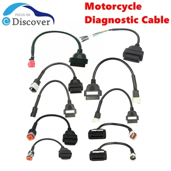 Kabel Diagnostik Sepeda Motor OBD2 Untuk Konektor KTM OBD2 Sepeda Motor Motobike untuk YAMAHA untuk HONDA Moto OBD 2 Kabel Ekstensi