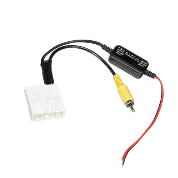 Kabel Konektor Adaptor Kamera Mobil 24 Pin Kamera Mundur ke Kabel Head Unit GPS untuk Toyota Kluger RAV4