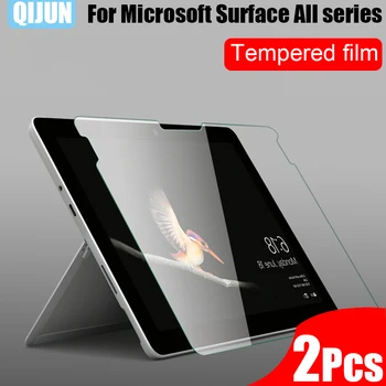 Kaca tablet untuk Microsoft Surface Go Pro 1 2 3 4 5 6 7 8 9 X Pelindung layar film Temper Pengerasan Anti Gores Sangat Jernih