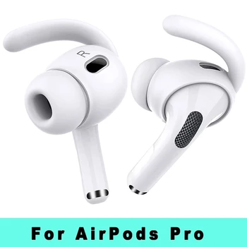 Kait Telinga Olahraga untuk Apple AirPods Pro Penutup Penahan Telinga Pegangan Eartips Earbud Headphone Silikon Lembut Antiselip untuk AirPods Pro