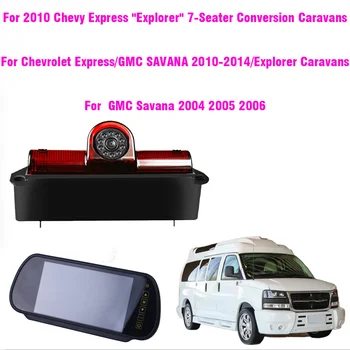 Kamera Lampu Rem Tampak Belakang Lampu Berhenti Mobil HD untuk Chevrolet Express / GMC SAVANA 2005-2018 / Explorer Vans/Chevy Express