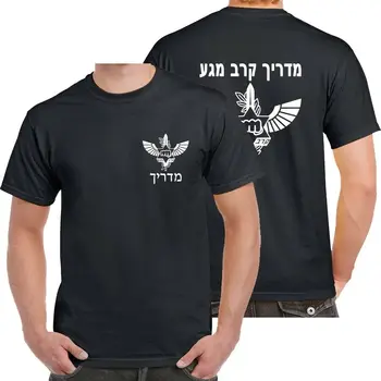 Krav Maga Instruktur Pasukan Pertahanan Israel Kaus Pria Hitam Kaus Harajuku Kasual Kaus Katun Streetwear Kebesaran