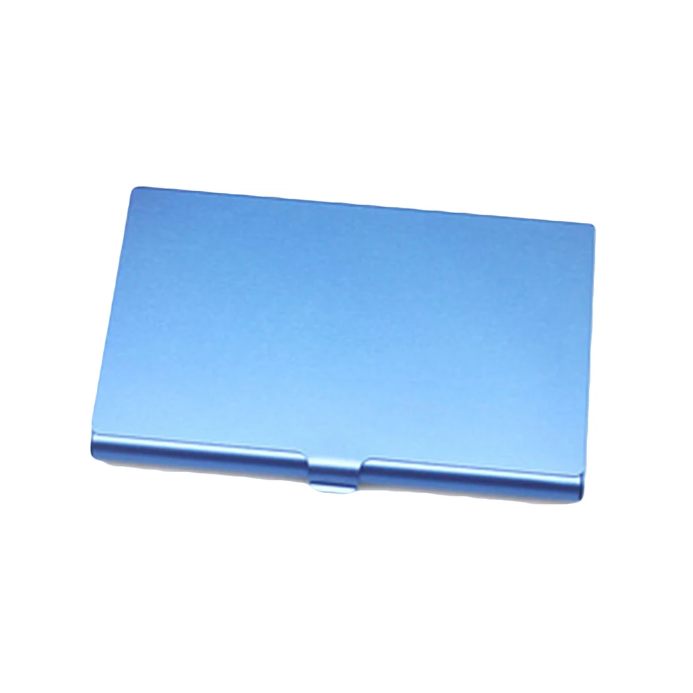Kreatif Baru Aluminium Alloy Business Card Case Pemegang Kartu Penutup Kotak Logam Kredit Pria Pemegang Kartu Bisnis Dompet Logam Kartu - 0