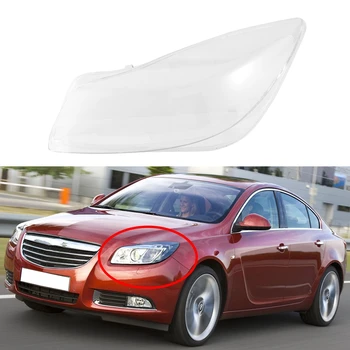 Lensa Penutup Cangkang Lampu Depan Warna Transparan Mobil Baru untuk Opel Insignia 2009-2011