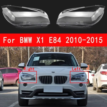 Lensa Penutup Lampu Depan Mobil untuk BMW X1 Penutup Kaca Lampu Depan Mobil Cangkang Transparan untuk E84 2010-2015