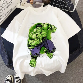 Marvel T Shirt Disney Plus Harajuku Kartun Fashion T-shirt 2 3 4 5 6 7 8 9 Anak Laki-laki Usia Pakaian Musim Panas Super Keren Tee Lengan Pendek