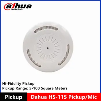 Mikrofon Pickup Audio Kesetiaan Tinggi Dahua HS-11S untuk antarmuka audio Kamera Dahua & Hikvision