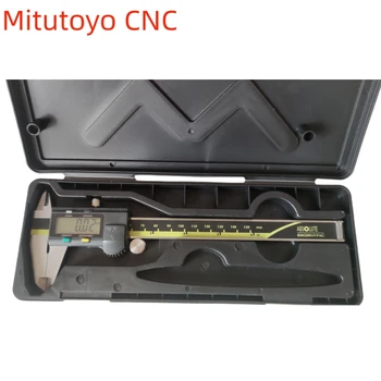 Mitutoyo Caliper Merek CNC Mutlak Caliper Digital 200mm Bertenaga Baterai Baja Tahan Karat Inci / Metrik 8 