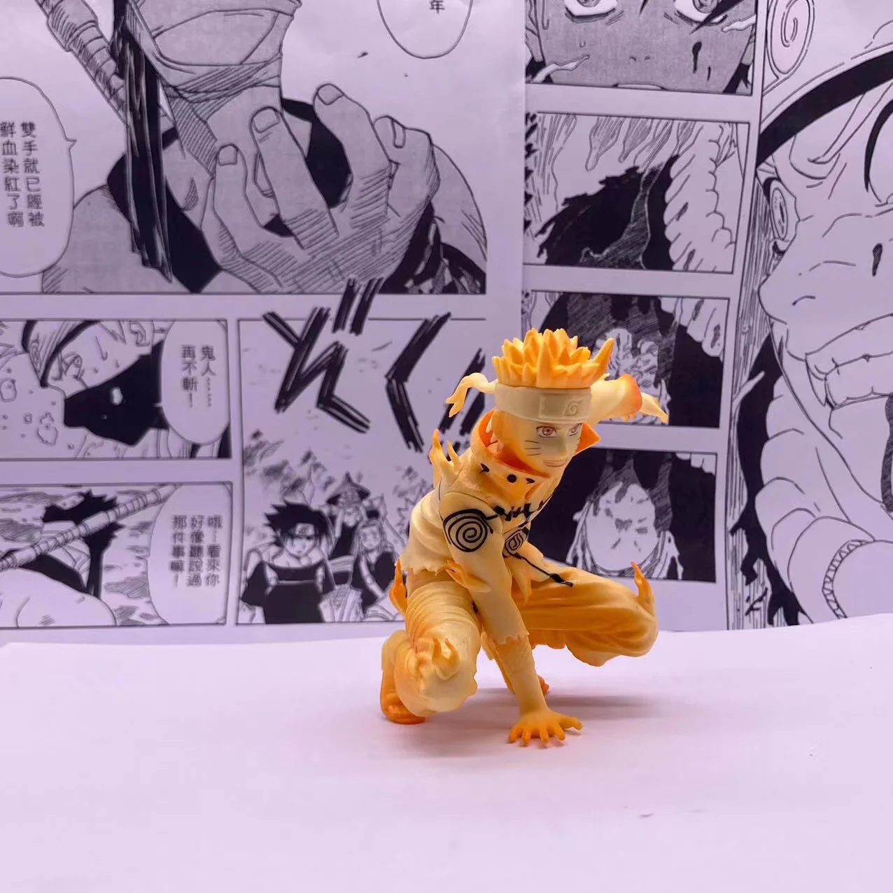 Panel Asli Tontonan Naruto Action Figure Model Mainan Anime Figuralscar Konsol Tengah Ornamen Mainan Stand Kartu Kodok - 1