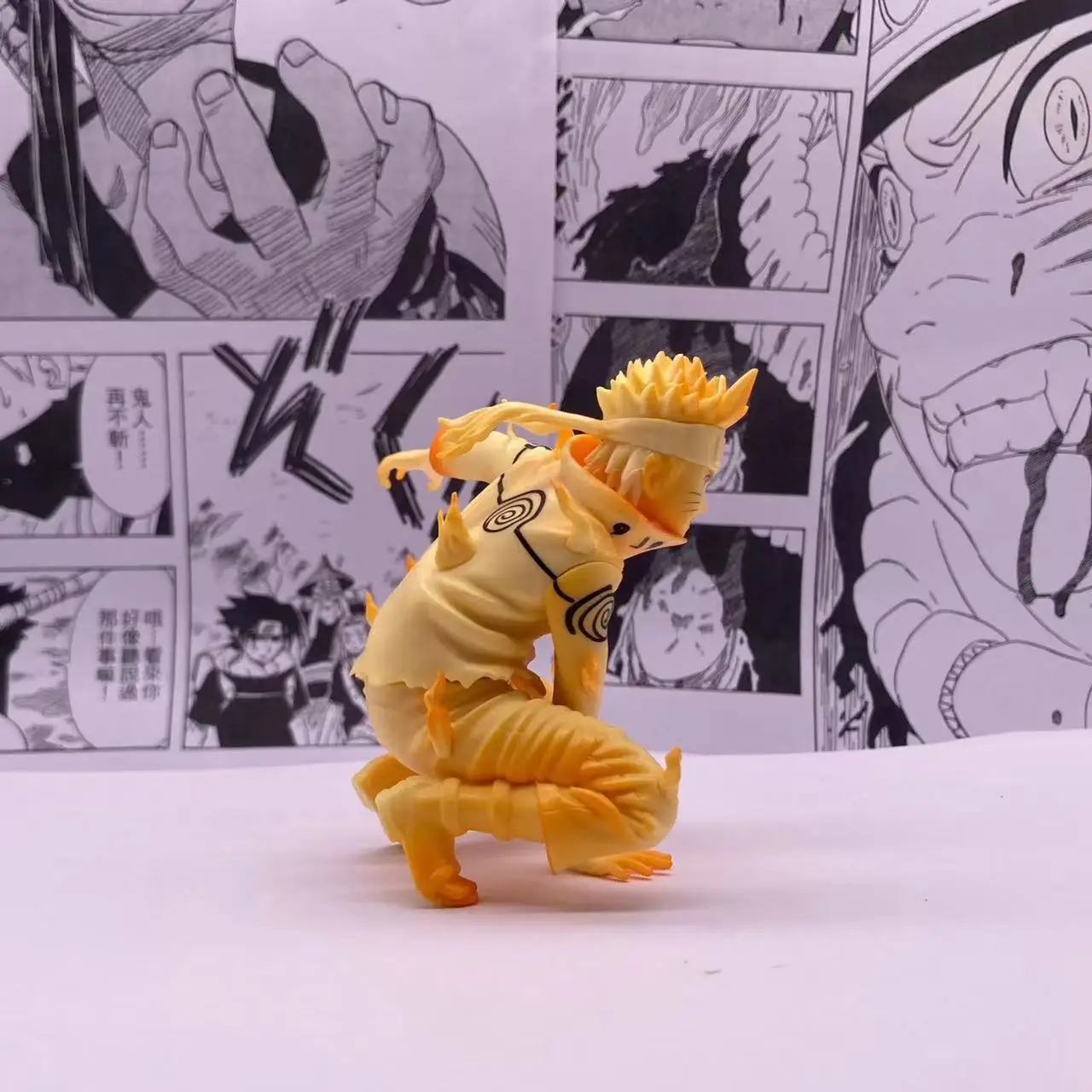Panel Asli Tontonan Naruto Action Figure Model Mainan Anime Figuralscar Konsol Tengah Ornamen Mainan Stand Kartu Kodok - 2
