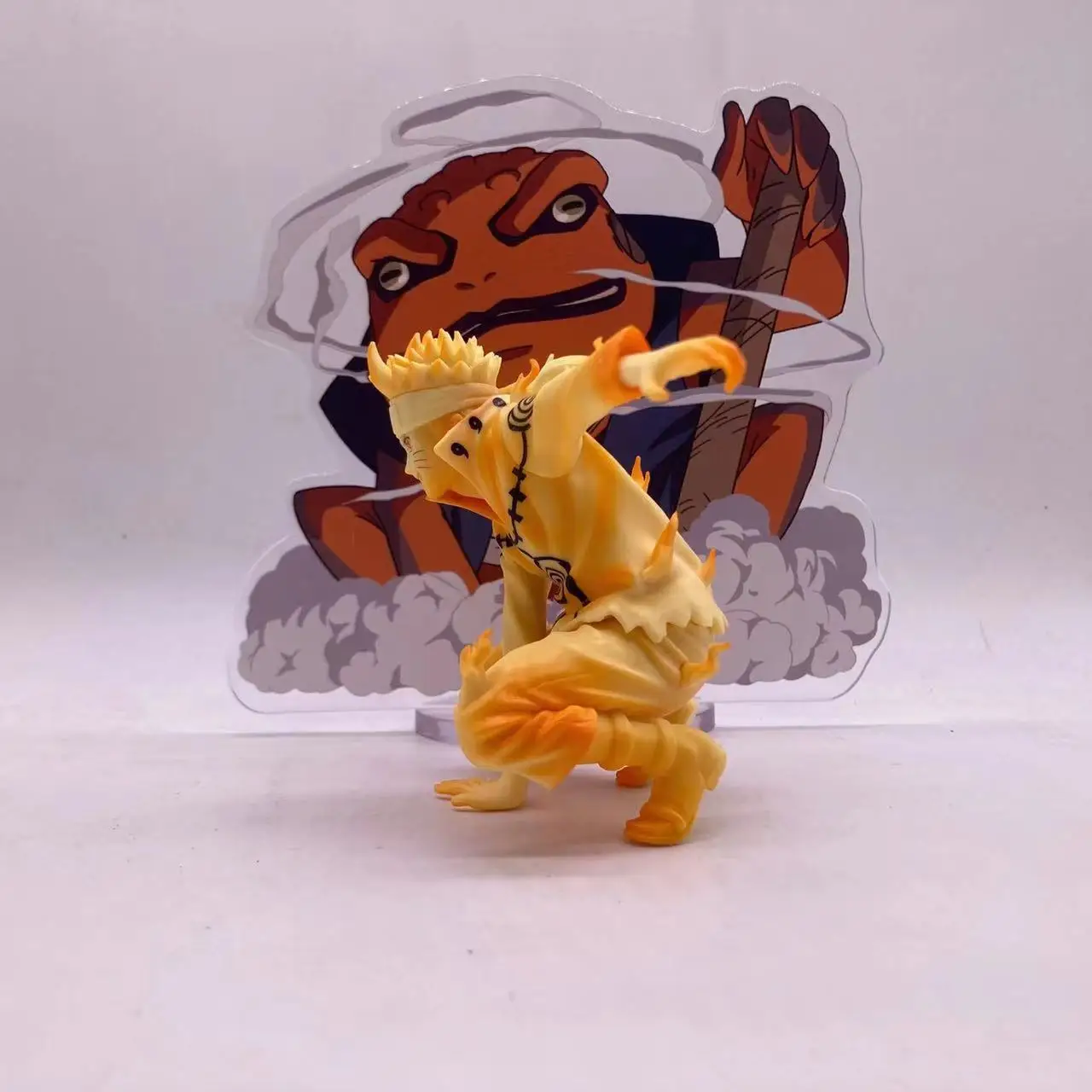 Panel Asli Tontonan Naruto Action Figure Model Mainan Anime Figuralscar Konsol Tengah Ornamen Mainan Stand Kartu Kodok - 3