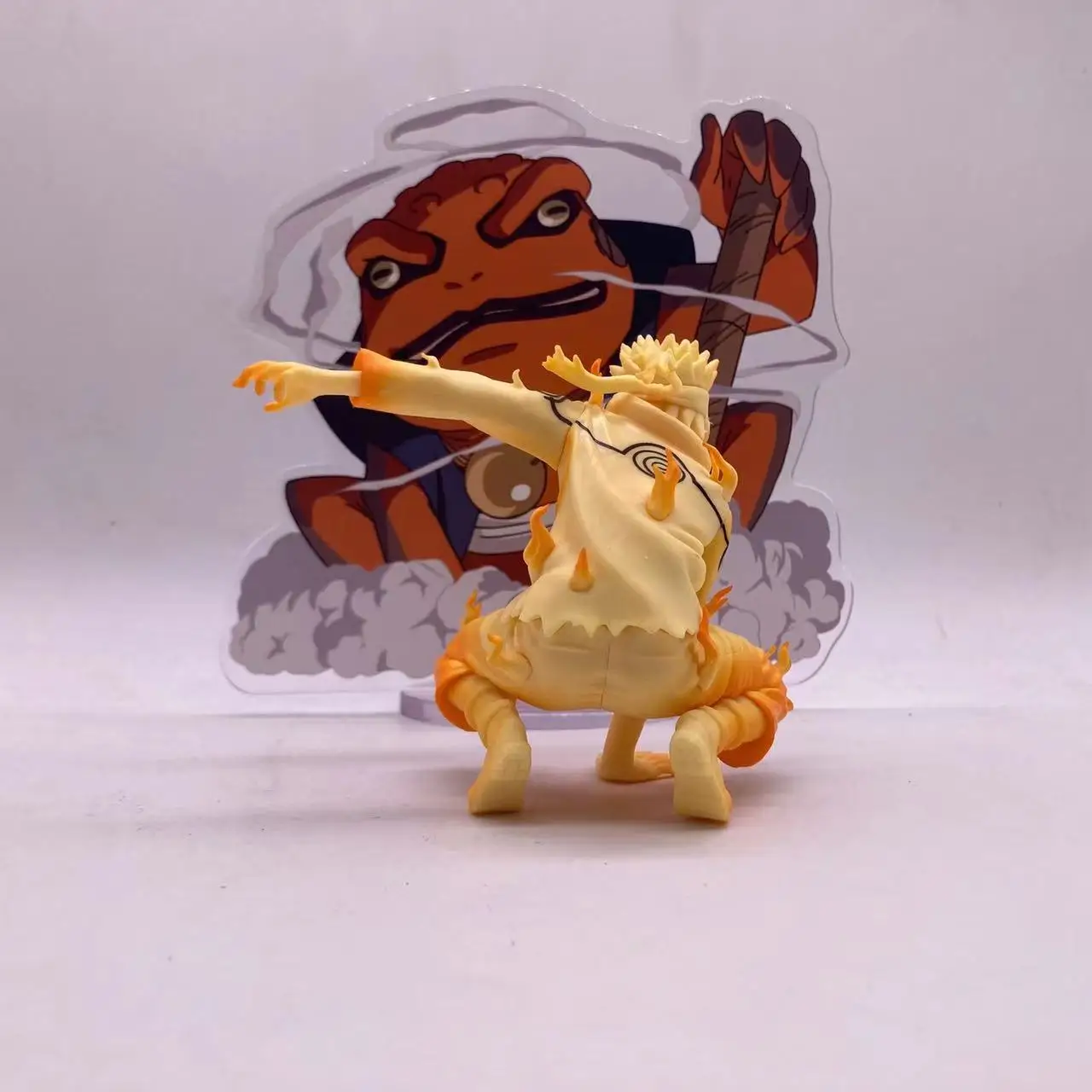 Panel Asli Tontonan Naruto Action Figure Model Mainan Anime Figuralscar Konsol Tengah Ornamen Mainan Stand Kartu Kodok - 4