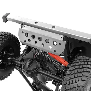 Pelat Pelindung Depan Baja Tahan Karat untuk Aksesori Cangkang Mobil Model RC4WD D90/D110 G2 RC