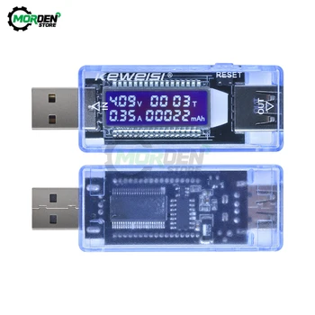 Penguji USB Tipe-C Pengukur Tegangan Volt Digital Layar LCD DC Pengukur Amper Pengukur Tegangan Volt Arus Indikator Daya Detektor Penguji Kapasitas