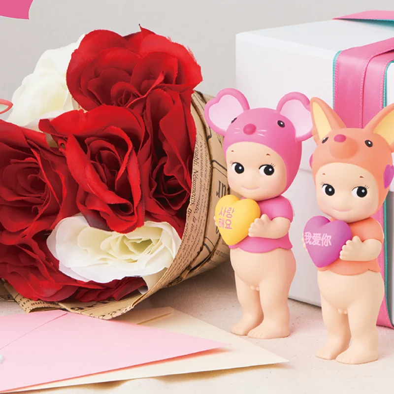 Pesan Cinta Seri Sonny Malaikat Hewan Boneka Kotak Buta Dekorasi Mobil Mainan Figur Anime Kejutan Kotak Misteri Hadiah Pacar - 3