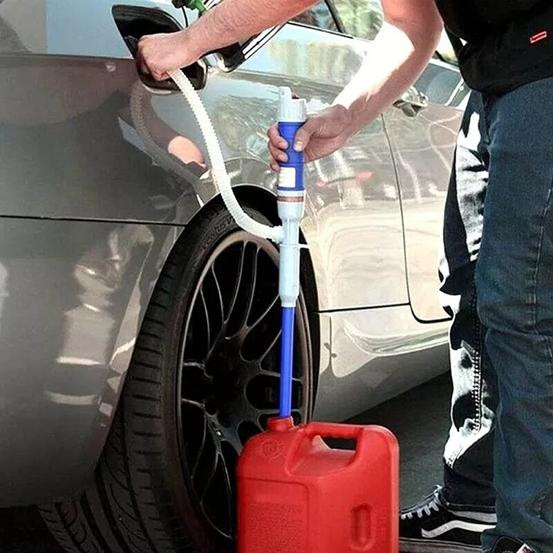 Pompa Transfer Minyak Cair Listrik Universal Pompa Air Pompa Tangan Pengisap Transfer Diesel Bensin Alat Mobil Universal - 1