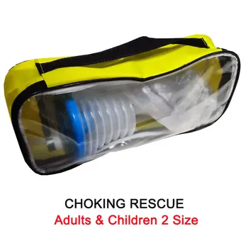 Portabel Perjalanan Orang Dewasa Anak-anak 2 Ukuran Tersedak Penyelamatan Perangkat Vac Kit Pertolongan Pertama CPR Perangkat Tersedak Hidup Penghemat Anti Mati Lemas