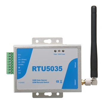 RTU5035 RTU5024 2G 3G GSM Pembuka Gerbang Sakelar Relai Pengendali Jarak Jauh Pintu Panggilan Pembuka Pintu Kontrol Ponsel untuk Garasi Rumah Pintar