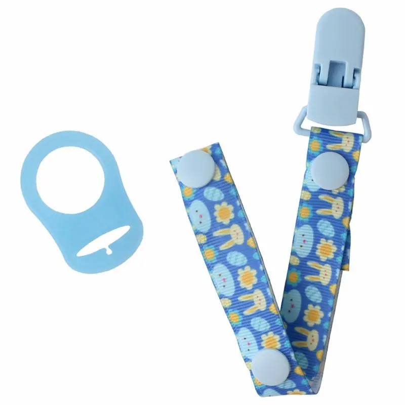 Rantai Dot Bayi dengan Dudukan Klip Bayi Adaptor Perawatan untuk Cincin MAM Tali Puting Penenang Dummy Tali Pengikat Puting - 3